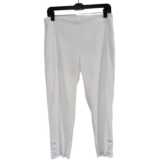 J. Jill Women's Linen Elastic Waist Cropped Lightweight Summer‎ Pants Size Small - Picture 12 of 14